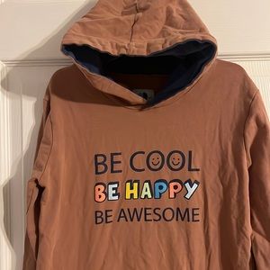 Unisex DotDot Smile Hoodie. Size12/14 Smoke freehome no tear Minor stain in pic